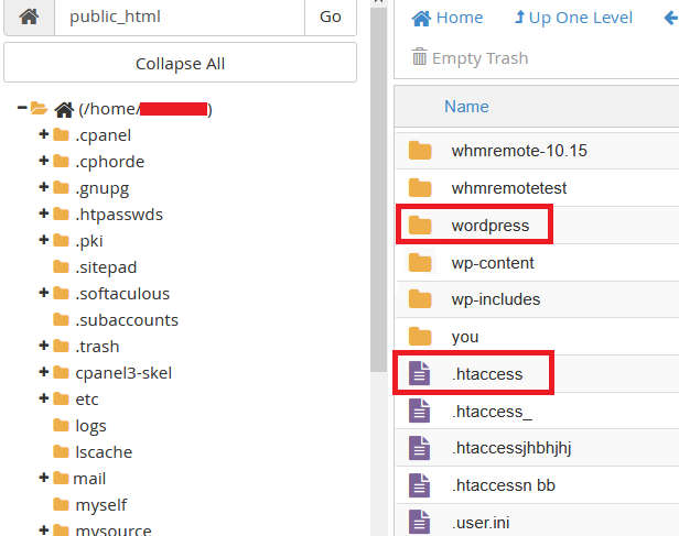 Localiser le fichier .htaccess sur wordpress
